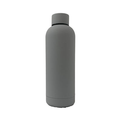 17oz Rubber Vacuum Insulated Stainless Steel Water Bottle